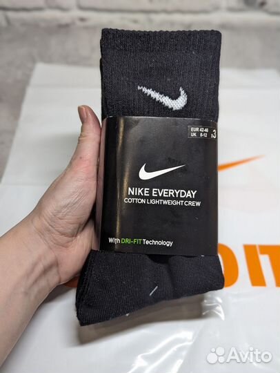 Носки Nike белые 3 пары