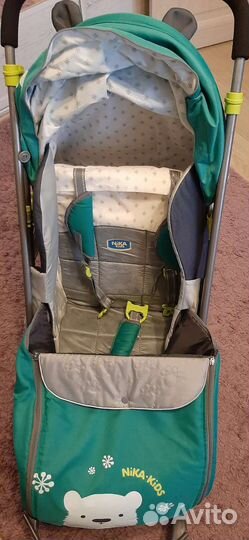 Детские санки коляска ника