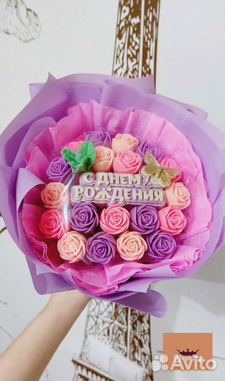 Букет из шоколадных роз