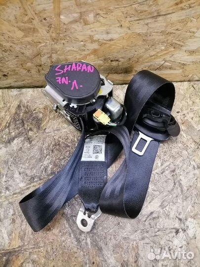 Ремень безопасности левый Volkswagen Sharan 7N