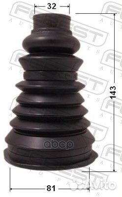 Пыльник ШРУС, комплект 2417P-LOG Febest