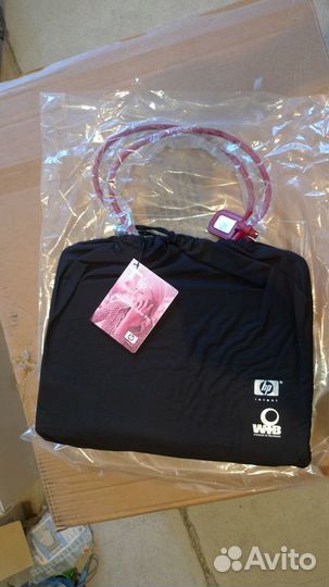 Новая женская, кожаная сумка HP для ноутбука 14