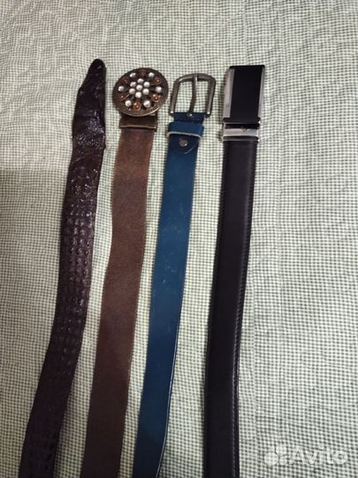 Ремни кожаные