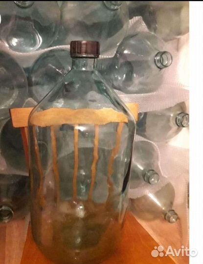 Бутылки 20 литров Винтовые Крышки пробки из стекла