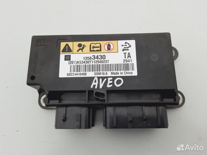 Блок управления подушками Chevrolet Aveo T300