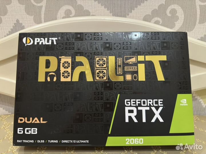 Видеокарта Palit Rtx 2060 Dual 6GB