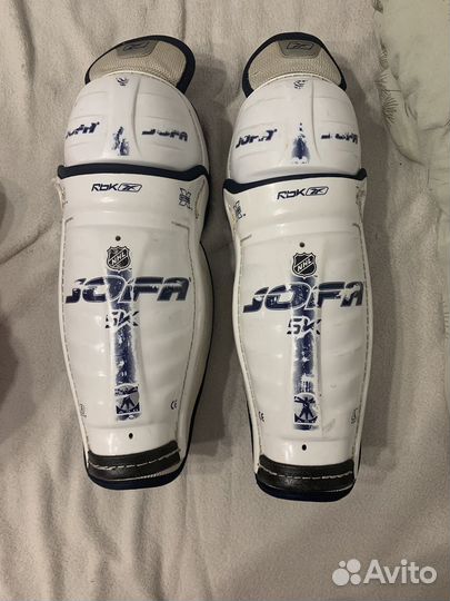 Щитки хоккейные jofa 13 (33см)