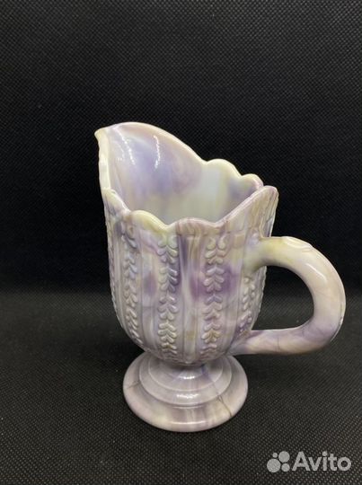 Молочник. Сливочник. Глушенное стекло. 18 век