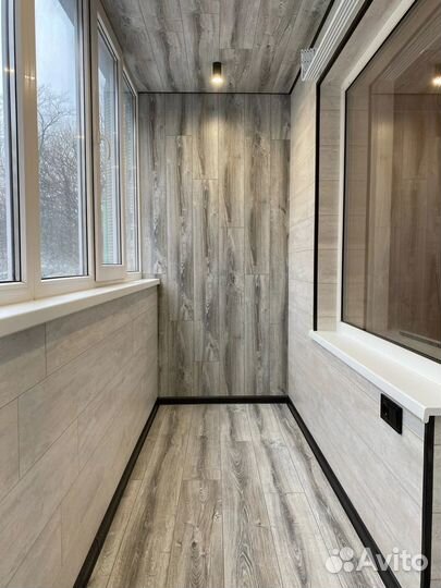 Отделка балкона