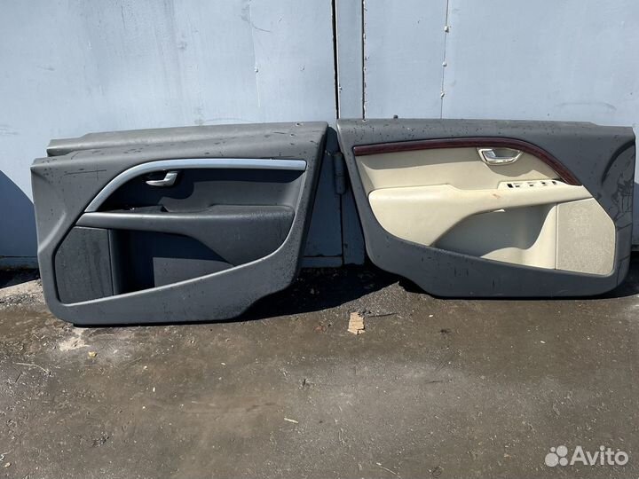 Обшивка передних дверей на Volvo S80,XC70