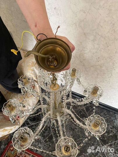 Люстра Чешская хрустальная