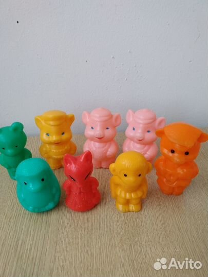Игрушки СССР дутый пластик