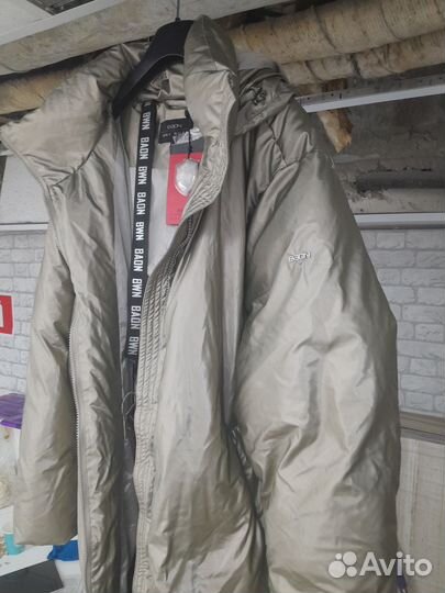 Пуховик зимний длинный женский