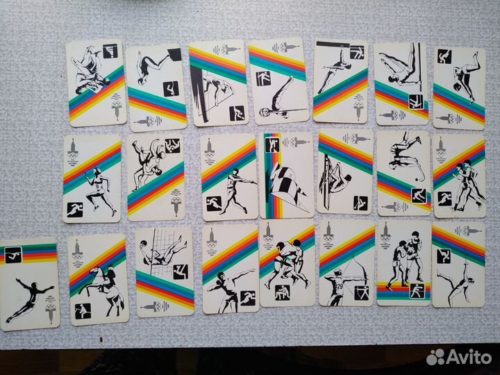 Календарики Олимпиада 80