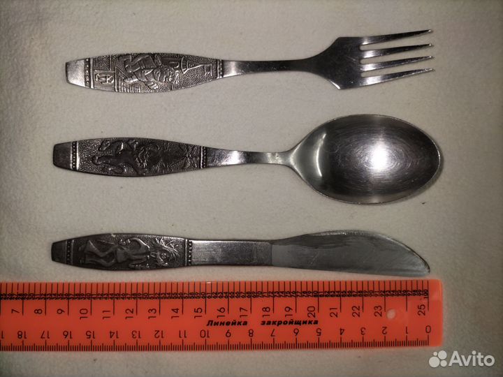 Набор столовых приборов детский СССР