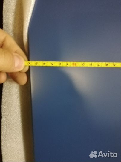 Накладка на дверь синяя