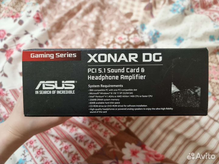Звуковая карта asus xonar dg