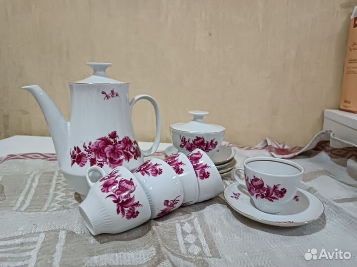 Кофейный сервиз гдр 5 персон 1970-е