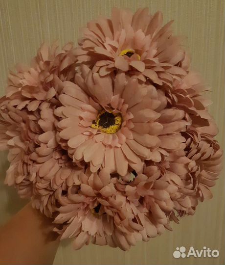 Интерьерные цветы букет герберы