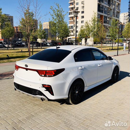 Бампер задний kudos romb rio4 и выхлоп двойной