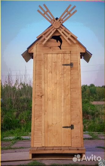 Дачный туалет с установкой
