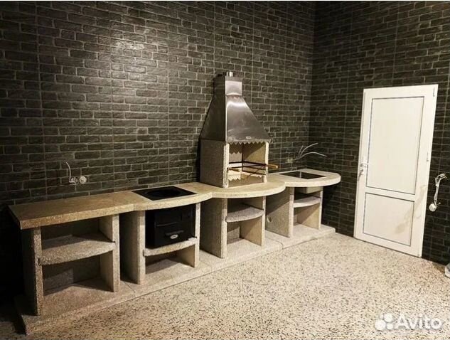 Барбекю бетонные сборные