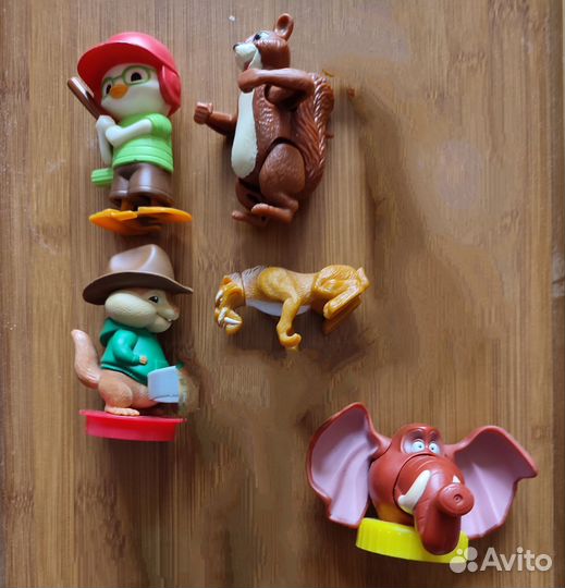 Игрушки Макдональдс, Nestle, Актимель и другие