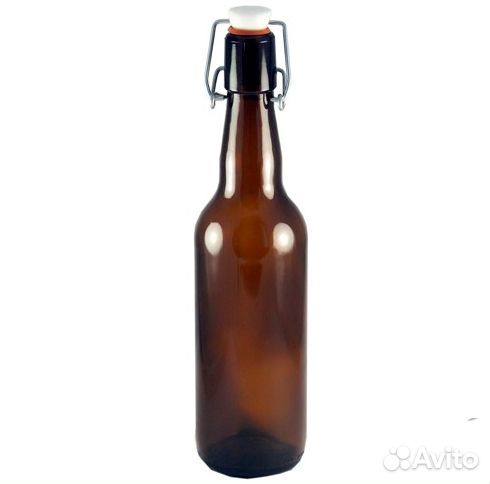 Бутылка бугель (коричневая/бесцветная), 0,5 и 1 л