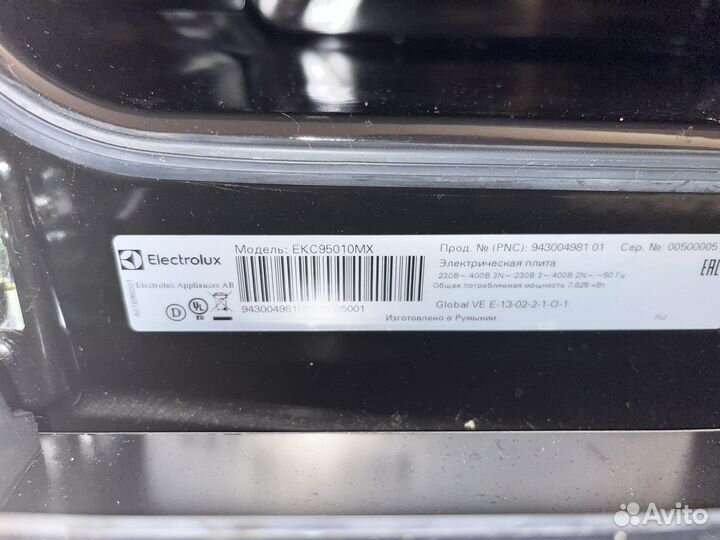 Плита электрическая electrolux