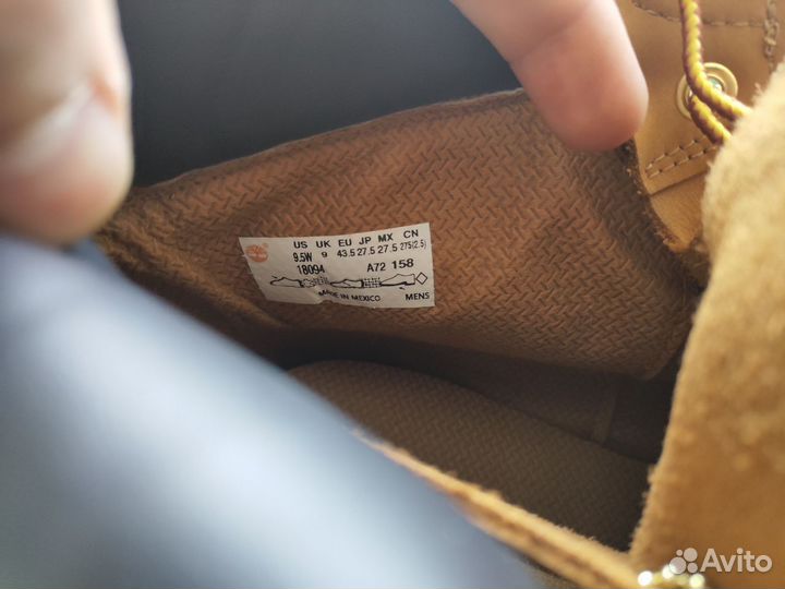 Новые ботинки Timberland