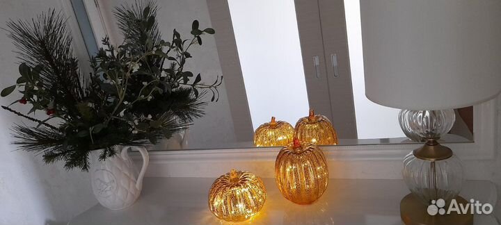 Лампа-декор «Тыква», комплект из 2-шт