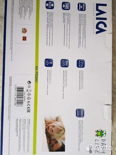 Весы для новорождённых Laica