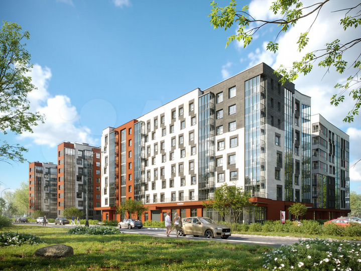 1-к. квартира, 43,6 м², 4/8 эт.