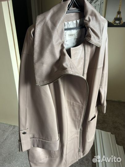 Кожаный плащ женский натуральная кожа