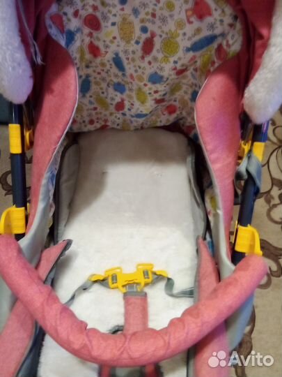 Детские санки коляска ника 7 -3