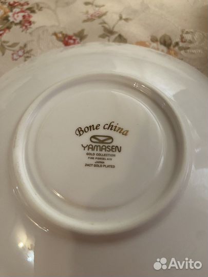 Yamasen gold collection 24ct чайный сервиз