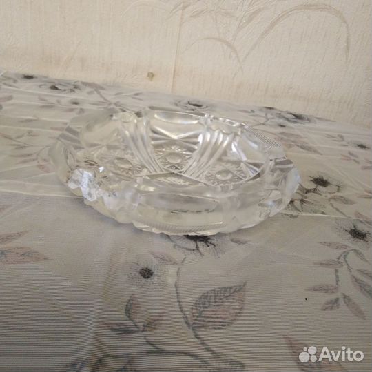 Пепельница хрустальная
