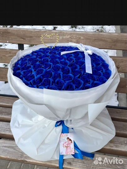 101 роза букет из мыльных роз, букет роз 101