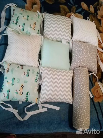 Бортики в детскую кроватку бу