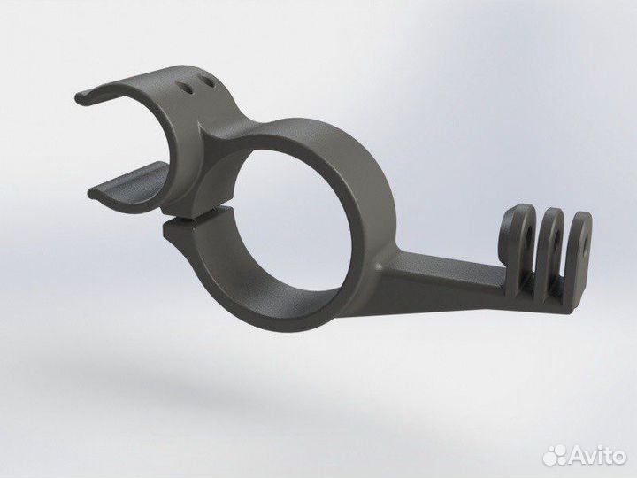 Крепление GoPro на ружье для подводной охоты