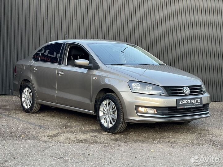 Volkswagen Polo 1.6 AT, 2016, 80 085 км