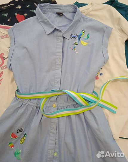 Вещи брендовые пакетом на девочку 146