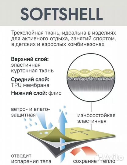 Детский демисезонный комбинезон 92