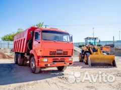 Услуги самосвала и Эксковатор- погрузчика JCB