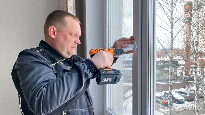 Замена фурнитуры на окнах и дверях пвх