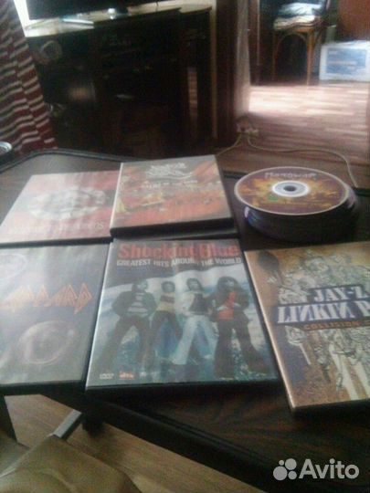DVD video Диски рок-метал,видео касета