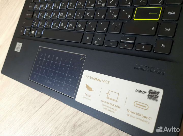 VivoBook 14 IPS i7-10510 512SSD подсветка