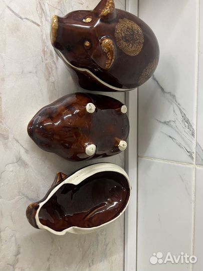 Керамические свинки для приготовления