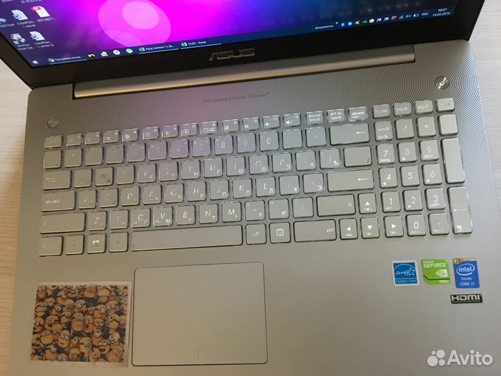 Продам ноутбук asus N550J i7/12Gb/4Gb Видео