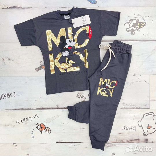 Костюм футболка и штаны zara 98/116